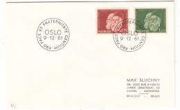 Prix Nobel - Norvège - Lettre De 1961 - Oblit Oslo -  Croix Rouge - Henri Dunant - - Cartas & Documentos