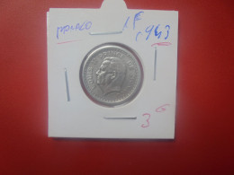 MONACO 1 Franc 1943 (A.10) - 1922-1949 Louis II