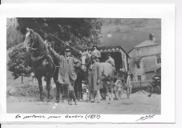 Photo En Partance Pour Geneve 1897 - Andere & Zonder Classificatie