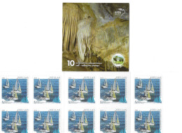 GREECE  2013    BOOKLET    SELF - ADHESIVE   STAMPS    SAILING  TOURISM - Carnets