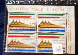 SAN MARINO 1965 SARAGAT BLOCK NH - Ongebruikt