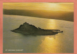 SAINT MICHAEL'S MOUNT - CORNWALL - COUCHER DE SOLEIL SUNSET AERIAL VIEW VUE AERIENNE - NEUVE - Lugares Santos