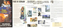 MEZIERES : Dossier De Presse VALERIAN Otages De L'ultralum - Press Books
