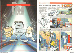 Magazine POINT DE RENCONTRE De MOULINEX Avec 3 Planches De Olivier VATINE En 1990 - Andere & Zonder Classificatie