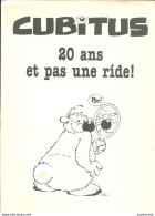 Pochette CUBITUS 20ans Et Pas Une Ride - Press Books