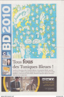 Journal CHARENTE LIBRE BD 2010 Avec Lucile GOMEZ , HERGE , BLUTCH , LAMBIL , ZEP - Altri & Non Classificati