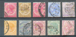 B 10 - Straits Settlements - YT 32-33-34-35-36-37-38-39-40-41 ° Obli - Straits Settlements