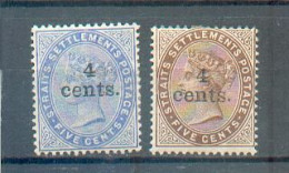 B 28 - Straits Settlements - YT 76 - 77 * - Straits Settlements