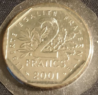 FRANCE - 2 FRANCS 2001 - Semeuse - FDC Sous Scellé - UNC - Gad 547 - KM 942.1 - ( Issue Du Coffret BU - 125 000 Ex. ) - 2 Francs