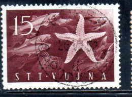 TRIESTE B 1952 MOSTRA FILATELICA DI CAPODISTRIA  YUGOSLAVIA SOPRASTAMPATO JUGOSLAVIA OVERPRINTED USATO USED OBLITERE' - Oblitérés