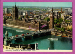 UK - LONDON - The Houses Of Parliament And Westminster Bridge Vue Generale Pont  - Houses Of Parliament