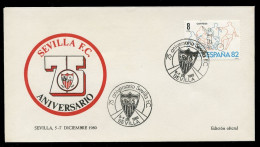 ESPAÑA (1980) Sevilla Futbol Club 75 Aniversario 1905-1980, Football, Fußball - Lettres & Documents