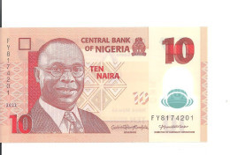 NIGERIA 10 NAIRA 2022 UNC P 39 M - Nigeria