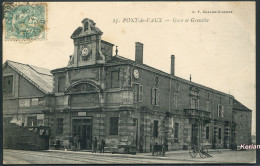 Pont-de-Vaux - Gare Et Grenette - Tramway - N°25 B.F. - Voir 2 Scans & Descriptif - Pont-de-Vaux