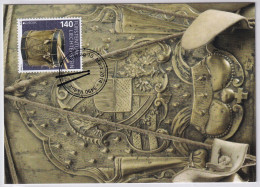 Maximumkarte - MiNr. 1702 Liechtenstein 2014, 10. März. Europa: Volksmusikinstrumente - Cartes-Maximum (CM)