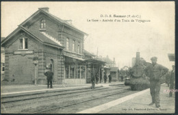 Samer - La Gare - Arrivée D'un Train De Voyageurs - N°8 D.D. - Voir 2 Scans & Descriptif - Samer