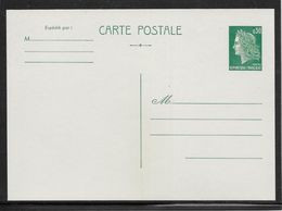 France Entiers Postaux - 0,30 Cheffer - Carte Postale - TB - Cartes Postales Types Et TSC (avant 1995)