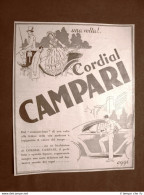 Pubblicità Del 1945 Cordial Campari Una Volta! Il Romanticismo Davide C. Milano - Other & Unclassified