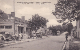 YONNE  SAINT SAUVEUR EN PUISAYE LA GERBAUDE ROUTE D AUXERRE GARAGE GRIFFON - Saint Sauveur En Puisaye