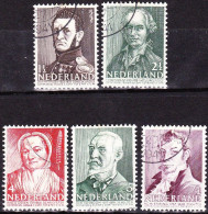 1941 Zomerzegels Gestempelde Serie NVPH 392 / 396 - Oblitérés