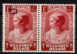 463 Paire  **  T1  Grain Papier - 1931-1960