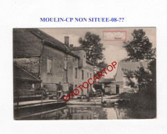 Moulin-CP NON SITUEE-08-??-CARTE Imprimee Allemande-Guerre 14-18-1 WK-France-FELDPOST - Molinos De Agua