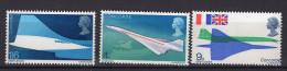 P2386 - GRANDE BRETAGNE Yv N°555/57 ** Concorde - Neufs
