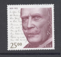 Norvège 2009- The 150 Th Anniversary Of The Birth Of Knut Hamsun Set (1v) - Unused Stamps