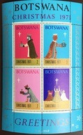 Botswana 1971 Christmas Minisheet MNH - Botswana (1966-...)