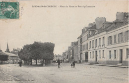 76 - Saint-Romain-de-Colbosc  -  Place Du Havre Et Rue Du Commerce - Saint Romain De Colbosc