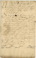 Preußen Magdeburg 1728 HC Von Katte (1699-1760) Kriegsminister Haeseler Halle Saale Autograph - Historical Figures