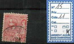 MONACO - N° 15 (Oblitéré) - Used Stamps