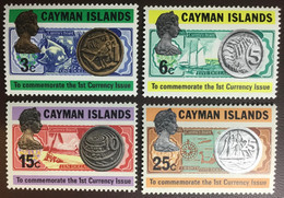 Cayman Islands 1973 First Currency Coins MNH - Caimán (Islas)