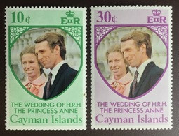 Cayman Islands 1973 Royal Wedding MNH - Kaimaninseln