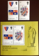 Cayman Islands 1974 Churchill Set & Minisheet MNH - Kaimaninseln