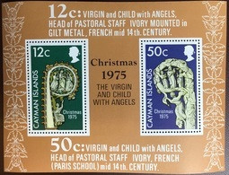 Cayman Islands 1975 Christmas Minisheet MNH - Caimán (Islas)