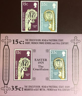 Cayman Islands 1975 Easter Set & Minisheet MNH - Iles Caïmans