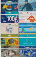 A05 -10 Télécartes MAGNETIQUES BELGES Différentes Pour 2 Euros - Sammlungen