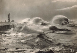 FRANCE - Le Havre - La Jetée Nord - Grosse Mer - Vue Sur La Mer - Carte Postale Ancienne - Non Classificati