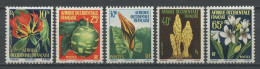 AOF 1958 N° 68/72 ** Neufs  MNH Superbes C 11 € Flore Fleurs Flowers Gloriosa Cronum Moorei Adenopus Cistanche - Ongebruikt