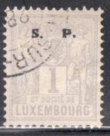 Luxembourg 1882 Single Postage Stamps Of 1882 Overprinted "S.P." In Fine Used - Oficiales