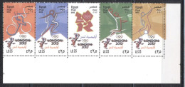 Egypt 2012-Summer Olympic Games, London 2012 Set (5v) - Ungebraucht