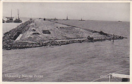 486719Oostel. Flevoland, Dijkaanleg Nieuwe Polder. (Zie Hoeken)  - Den Oever (& Afsluitdijk)