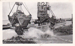 486720Het Sluiten Van De Vlieter 28 Mei 1932. (Zie Randen)  - Den Oever (& Afsluitdijk)