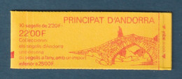 Andorre Français - YT Carnet N° 2 ** - Neuf Sans Charnière - 1988 - Postzegelboekjes