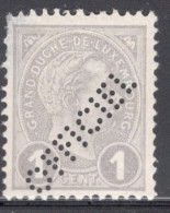 Luxembourg 1899 Single Postage Stamps Perforated "OFFICIEL"  In Mounted Mint - Servizio