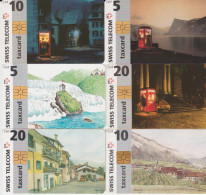 A06 - 6 Telecartes DE SUISSE A PUCE Différentes Pour 2 Euros - Suiza