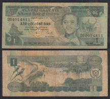 Äthiopien - Ethiopia 1 Birr (1991) Banknote Pick 41a VG (5) Sig.3  (31270 - Other - Asia