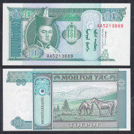 Mongolei - Mongolia 10 Tugrik Banknote 1993 Pick 54 UNC (1)   (31278 - Otros – Asia