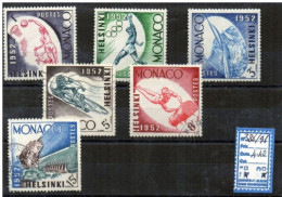 MONACO - N° 386/91 (Oblitéré) - Used Stamps